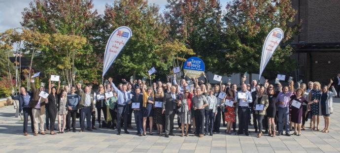 Taste of the West 2019 Award winners group photograph