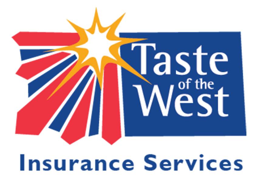 Taste of the west insurance services logo