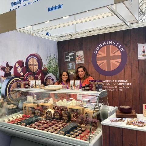 godminster cheese trade stand